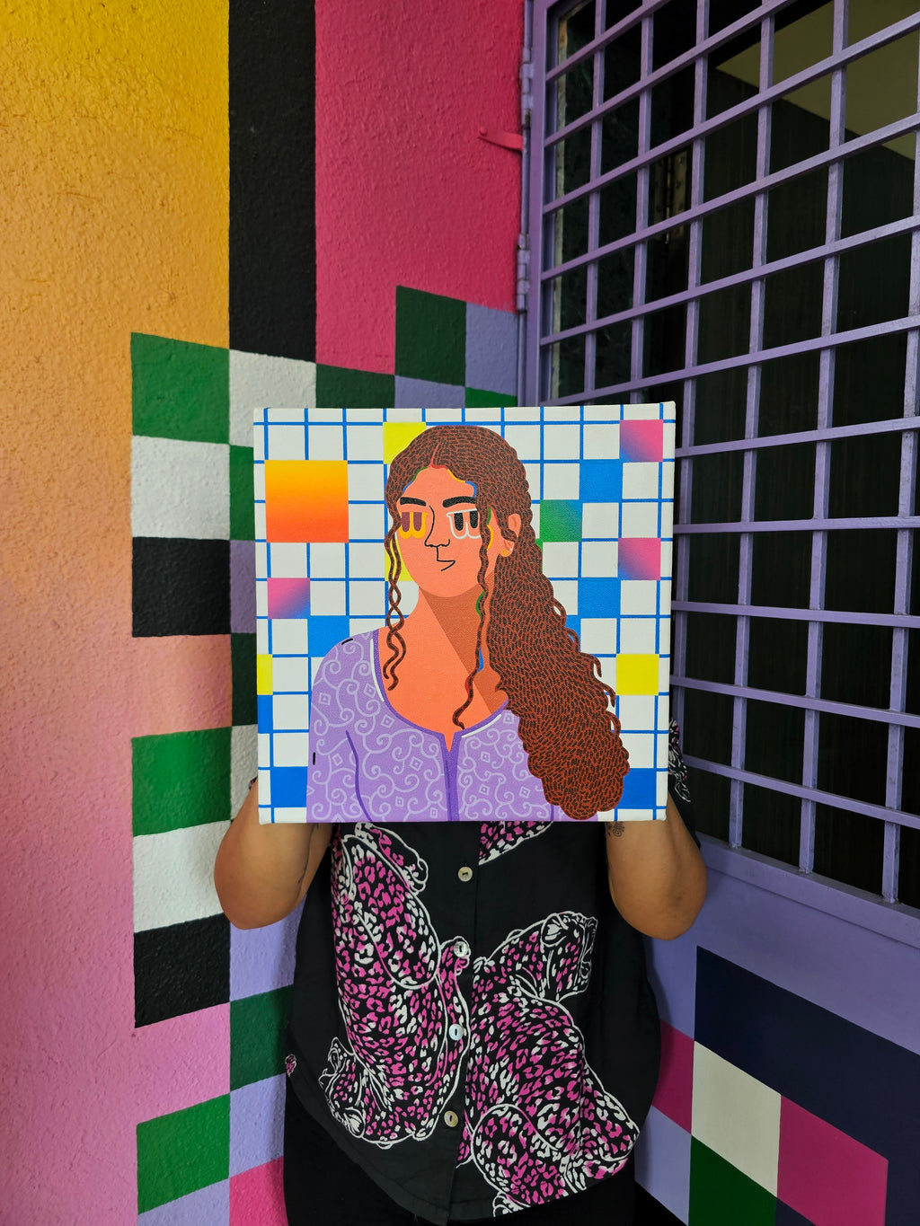 ஊதா பெண் Purple Girl